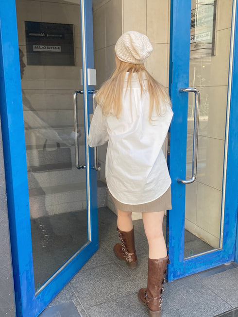 マーブルスプリングニット帽 | SL5251602 | アイボリー