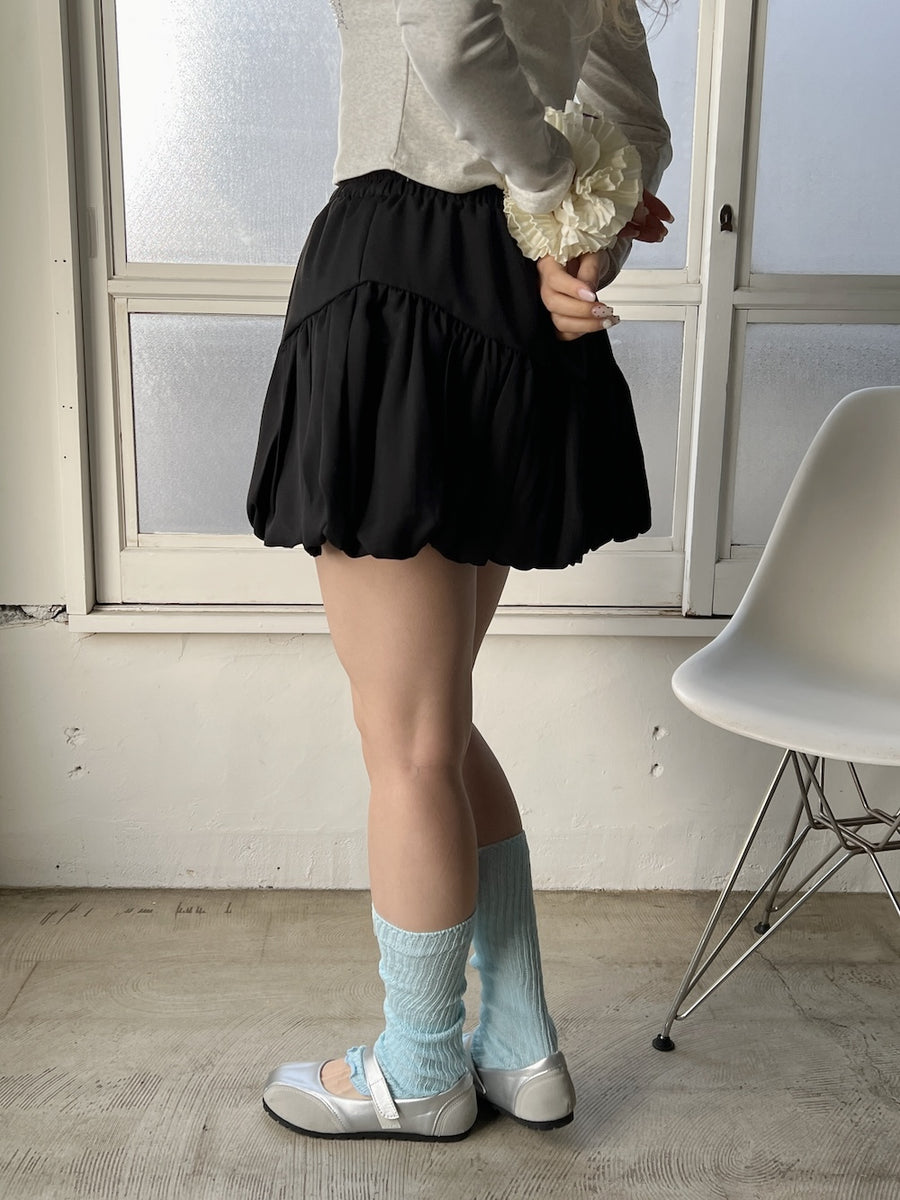 バルーンミニスカート | SL2251616 | ブラック – Outfitter lab