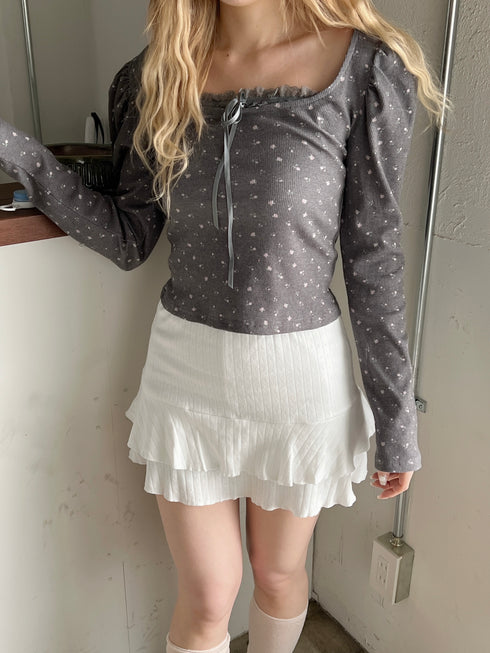 針抜きメロウティアードスカート | SL2251662 | ホワイト