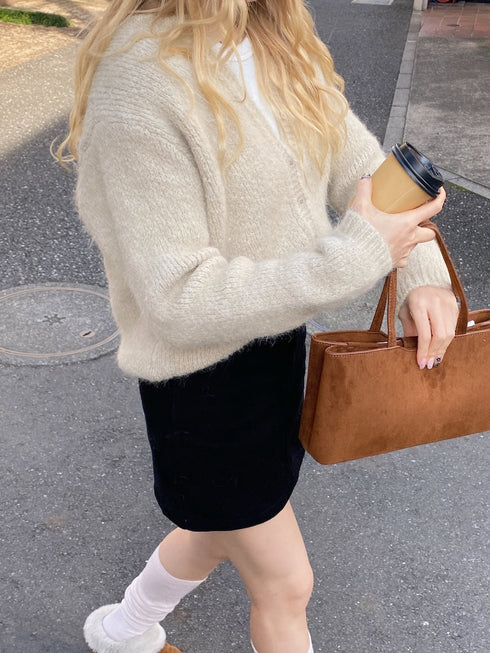 キーネックルーズニットカーディガン | SL2244612 | アイボリー