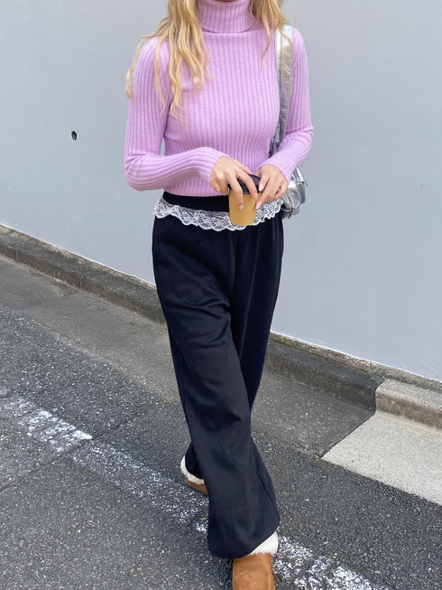 アイスカラータートルネックニット | SL2244645 | ラベンダー