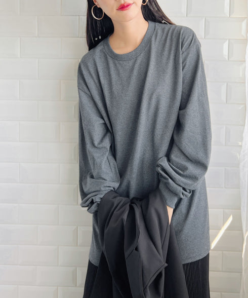 GILDAN(ギルダン) /ベーシック ロングスリーブ Tシャツ コットン ビッグシルエット オーバーサイズ サイズカラバリ豊富 長袖 ロンT 6.0オンス | 2193062 | ダークグレー