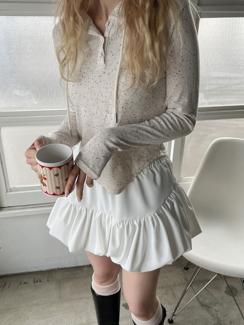 バルーンミニスカート | SL2251616 | ホワイト