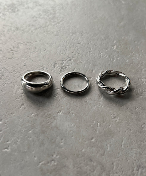 シンプル3セット リング | IS4221421 | シルバー