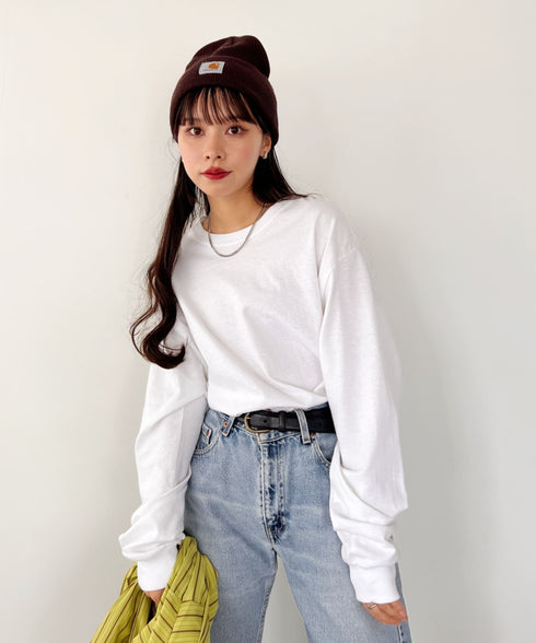 GILDAN(ギルダン) /ベーシック ロングスリーブ Tシャツ コットン ビッグシルエット オーバーサイズ サイズカラバリ豊富 長袖 ロンT 6.0オンス | 2193062 | ホワイト