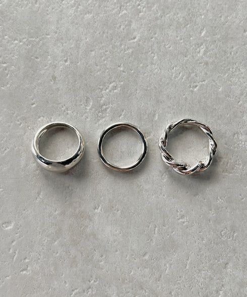 シンプル3セット リング | IS4221421 | シルバー