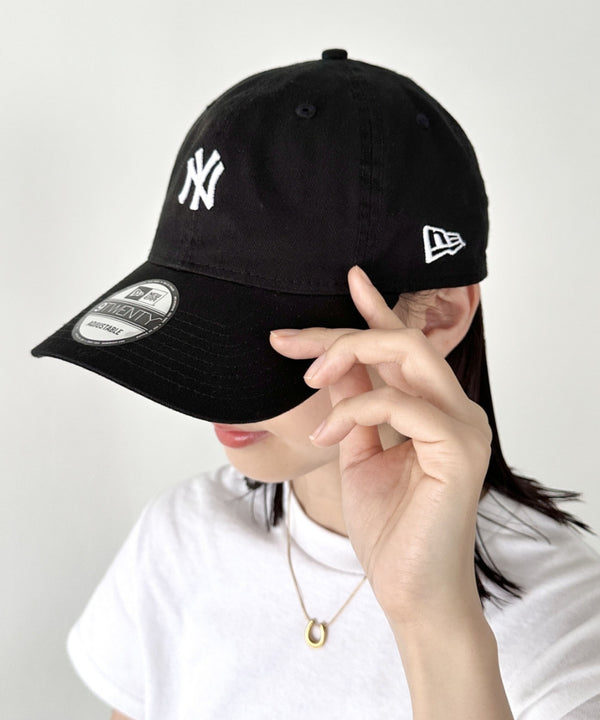 【NEW ERA】ニューエラ キャップ 9TWENTY MLB NY YANKEES MINI LOGO CAP ニューヨークヤンキース 帽子 | 5192005 | ブラック