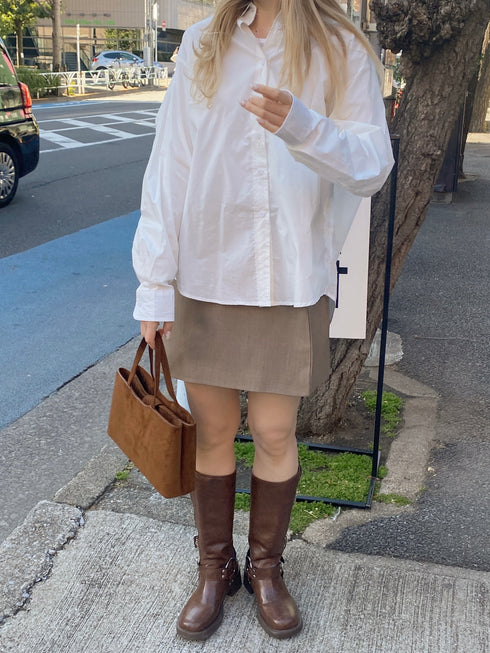 2wayサイドボタンカラーシャツ | SL2251606 | ホワイト