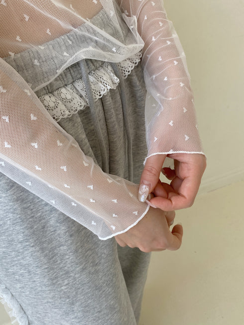 ハートドットシアートップス | SL2251659 | ホワイト