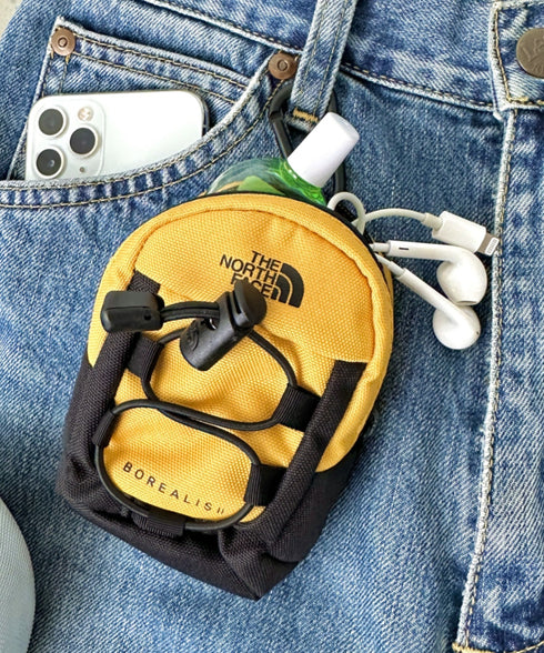THE NORTH FACE(ザ・ノースフェイス)/ミニリュック ボレリアスミニポーチ 小物入れ コインケース/MINI BOREALIS POUCH | IM6243031 | イエロー
