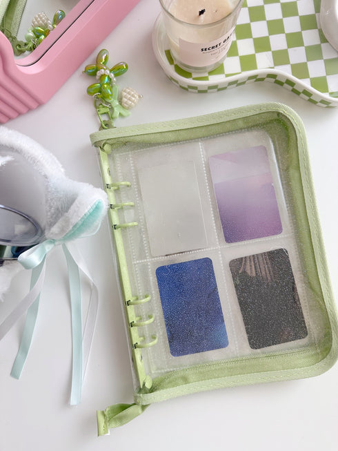 4色クリアラメカードホルダー(A5) | WO4241610 | グリーン