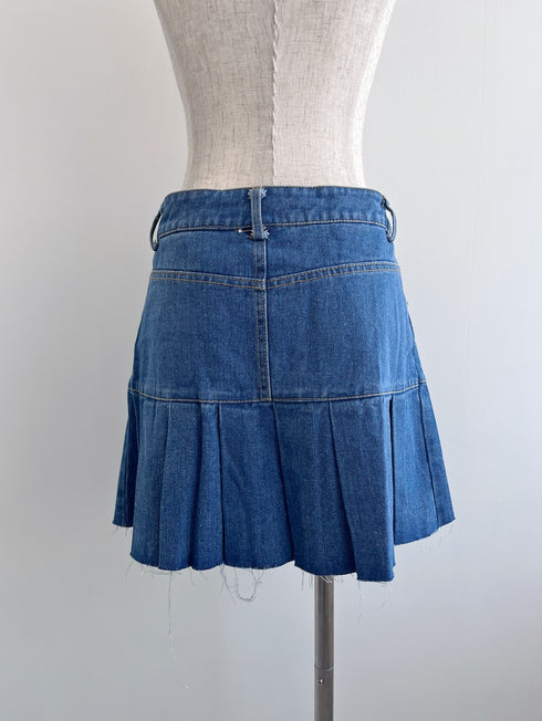 デニムプリーツスカート | GR2242517 | ブルー