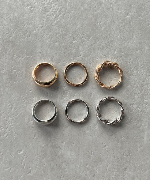 シンプル3セット リング | IS4221421 | シルバー