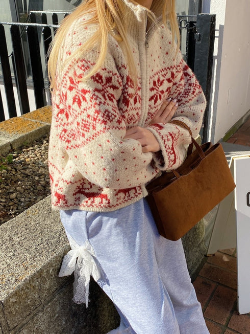 ノルディックジップセーター | SL2244610 | アイボリー