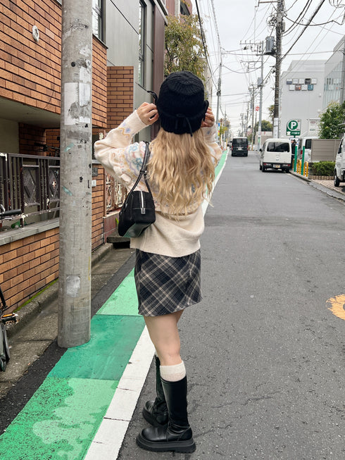 lovely ribbon frill cardigan | SL2243639 | アイボリー