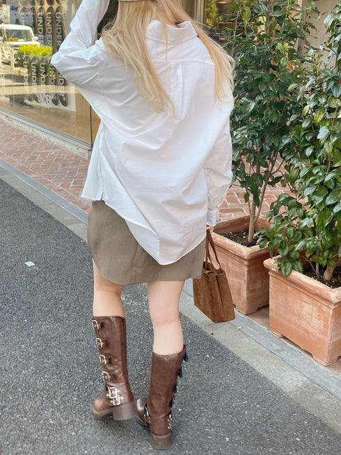 2wayサイドボタンカラーシャツ | SL2251606 | ホワイト