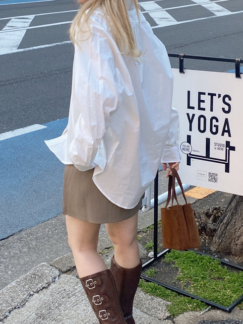 2wayサイドボタンカラーシャツ | SL2251606 | ホワイト