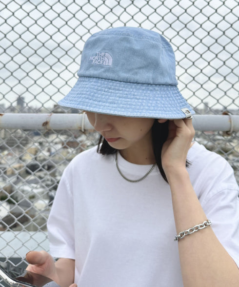 THE NORTH FACE(ザ・ノースフェイス)/ワンポイント ブランドロゴ刺繍 バケットハット/STANDARD BUCKET HAT | IM5242030 | ライトブルー