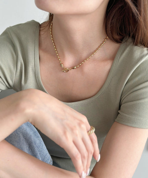 2wayマンテルボールチェーンネックレス | IS4231839 | ゴールド