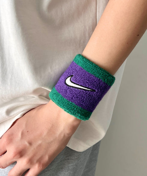 NIKE(ナイキ)/2個セット スウッシュ 刺繍 無地 リストバンド 2パック | IL4212001 | パープル系その他