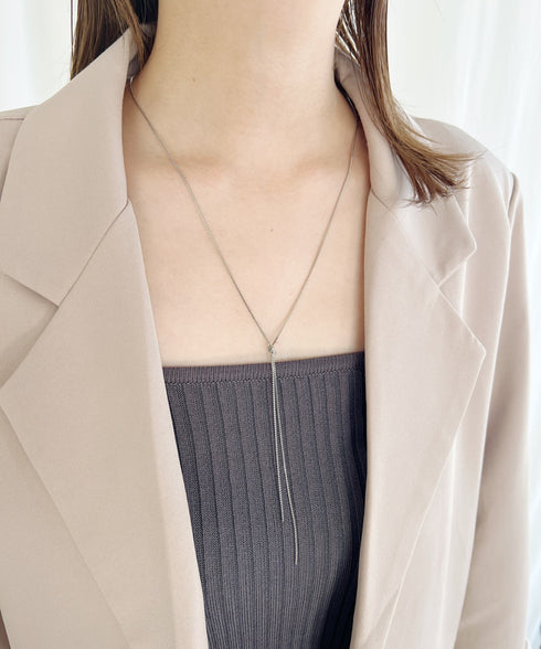 ノットチェーンロングネックレス | IS4221817 | シルバー