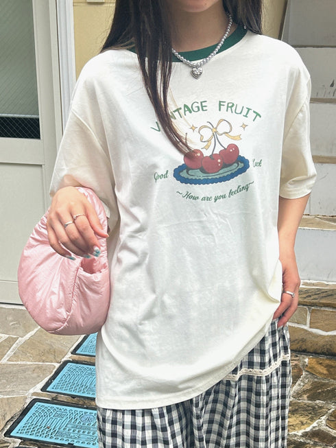 fruit ringer tee | SL2242663 | アイボリー
