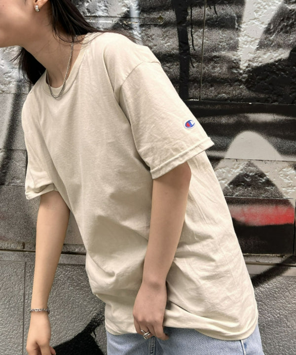 Champion Authentic T-SHIRTS チャンピオン サイズ展開多数 コットン 無地 1/2スリーブ 半袖 Tシャツ | 2191052 | サンドベージュ