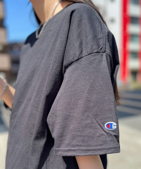 Champion Authentic T-SHIRTS チャンピオン サイズ展開多数 コットン 無地 1/2スリーブ 半袖 Tシャツ | 2191052 | ブラック