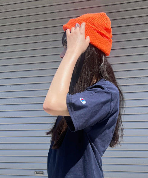 Champion Authentic T-SHIRTS チャンピオン サイズ展開多数 コットン 無地 1/2スリーブ 半袖 Tシャツ | 2191052 | ネイビー
