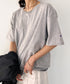 Champion Authentic T-SHIRTS チャンピオン サイズ展開多数 コットン 無地 1/2スリーブ 半袖 Tシャツ | 2191052 | グレー