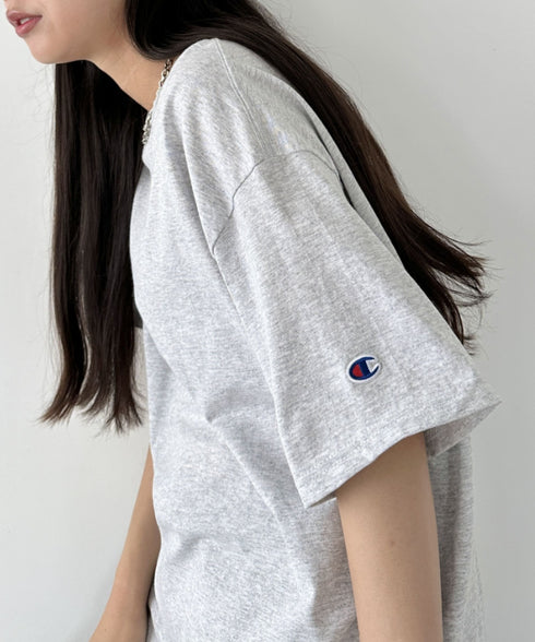 Champion Authentic T-SHIRTS チャンピオン サイズ展開多数 コットン 無地 1/2スリーブ 半袖 Tシャツ | 2191052 | アッシュグレー