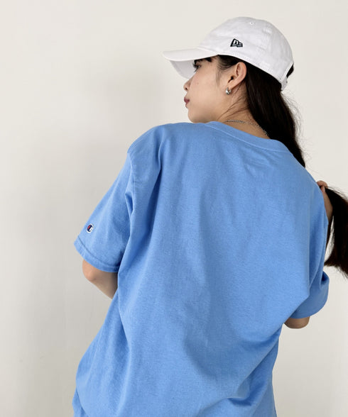 Champion Authentic T-SHIRTS チャンピオン サイズ展開多数 コットン 無地 1/2スリーブ 半袖 Tシャツ | 2191052 | ライトブルー