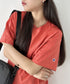 Champion Authentic T-SHIRTS チャンピオン サイズ展開多数 コットン 無地 1/2スリーブ 半袖 Tシャツ | 2191052 | レッド