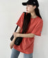 Champion Authentic T-SHIRTS チャンピオン サイズ展開多数 コットン 無地 1/2スリーブ 半袖 Tシャツ | 2191052 | レッド