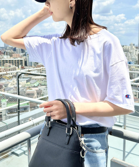 Champion Authentic T-SHIRTS チャンピオン サイズ展開多数 コットン 無地 1/2スリーブ 半袖 Tシャツ | 2191052 | ホワイト