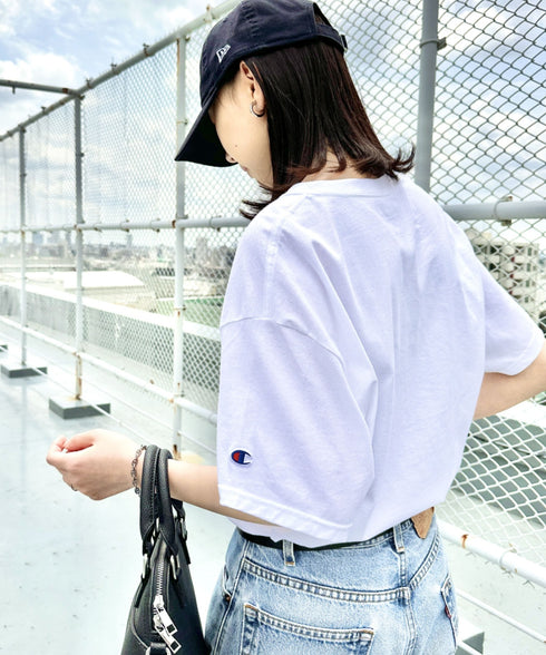 Champion Authentic T-SHIRTS チャンピオン サイズ展開多数 コットン 無地 1/2スリーブ 半袖 Tシャツ | 2191052 | ホワイト
