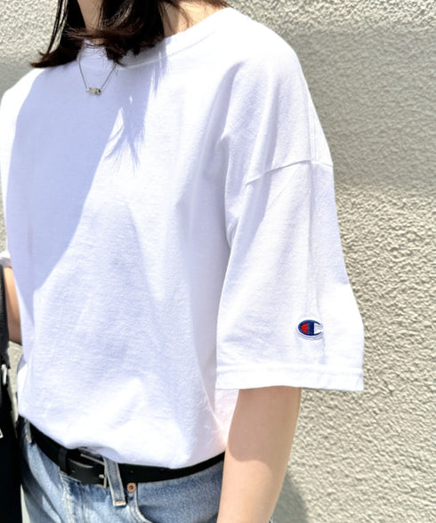 Champion Authentic T-SHIRTS チャンピオン サイズ展開多数 コットン 無地 1/2スリーブ 半袖 Tシャツ | 2191052 | ホワイト