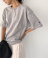 Champion Authentic T-SHIRTS チャンピオン サイズ展開多数 コットン 無地 1/2スリーブ 半袖 Tシャツ | 2191052 | グレー
