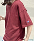 Champion Authentic T-SHIRTS チャンピオン サイズ展開多数 コットン 無地 1/2スリーブ 半袖 Tシャツ | 2191052 | マルーン