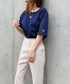 Champion Authentic T-SHIRTS チャンピオン サイズ展開多数 コットン 無地 1/2スリーブ 半袖 Tシャツ | 2191052 | ネイビー