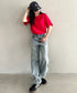 Champion Authentic T-SHIRTS/チャンピオン サイズ展開多数 コットン 無地 1/2スリーブ 半袖 Tシャツ | 2191052 | レッド系その他