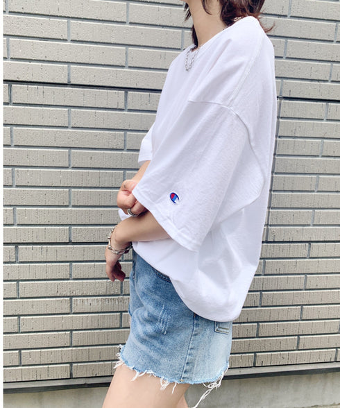 Champion Authentic T-SHIRTS チャンピオン サイズ展開多数 コットン 無地 1/2スリーブ 半袖 Tシャツ | 2191052 | ホワイト