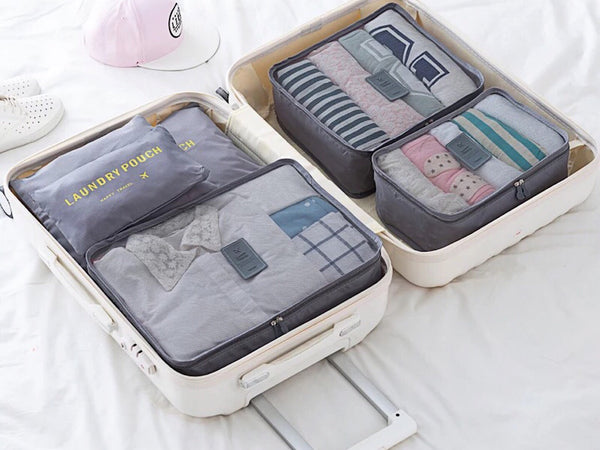 トラベルポーチ6点セット | 4191033 | グレー