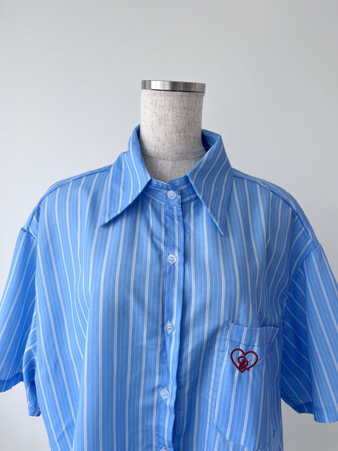 ストライプシャツ | RN2242014 | ブルー