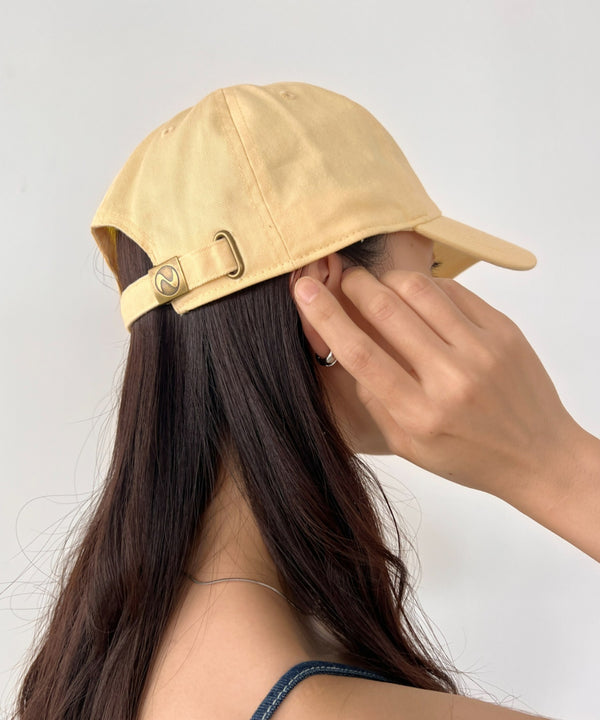 【newhattan】ニューハッタン 無地 ストーン ウォッシュド ツイル ローキャップ 帽子/STONE WASHED TWILL CAP | 4192001 | ライトイエロー