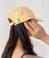 【newhattan】ニューハッタン 無地 ストーン ウォッシュド ツイル ローキャップ 帽子/STONE WASHED TWILL CAP | 4192001 | ライトイエロー