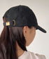 【newhattan】ニューハッタン 無地 ストーン ウォッシュド ツイル ローキャップ 帽子/STONE WASHED TWILL CAP | 4192001 | ブラック
