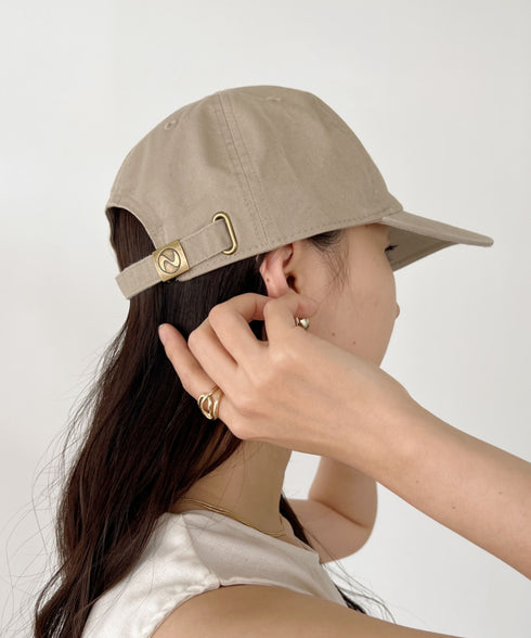 【newhattan】ニューハッタン 無地 ストーン ウォッシュド ツイル ローキャップ 帽子/STONE WASHED TWILL CAP | 4192001 | カーキ