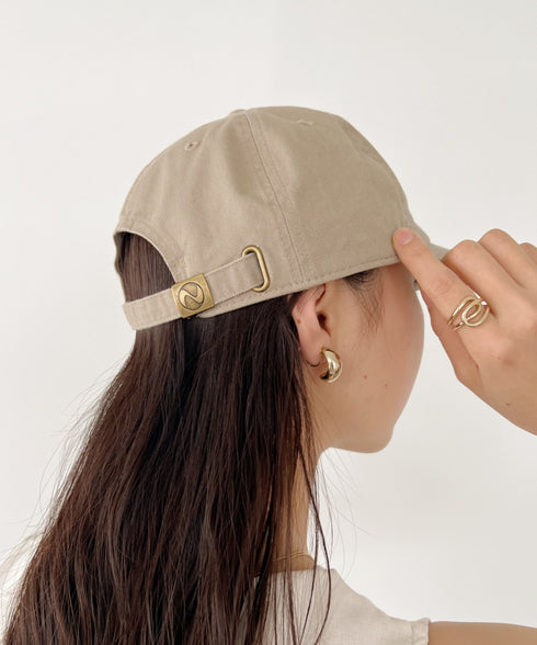 【newhattan】ニューハッタン 無地 ストーン ウォッシュド ツイル ローキャップ 帽子/STONE WASHED TWILL CAP | 4192001 | カーキ