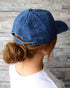 【newhattan】ニューハッタン 無地 ストーン ウォッシュド ツイル ローキャップ 帽子/STONE WASHED TWILL CAP | 4192001 | ダークブルー